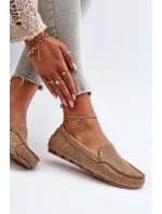 Dámské semišové mokasíny tmavě béžové Ranica Dámské semišové mokasíny tmavě béžové Ranica