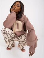 Mikina EM BL 651/D.29X hnědá Mikina EM BL 651/D.29X hnědá