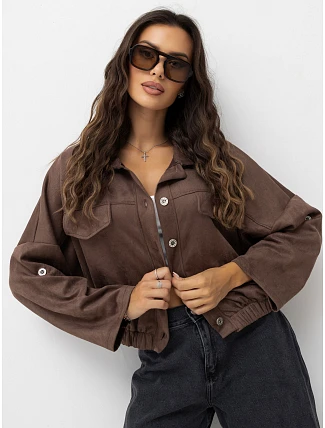 Bunda MI KR 931733.99, hnědá Bunda MI KR 931733.99, hnědá