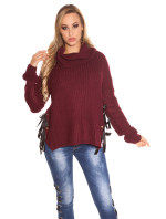 Trendy pletený svetr KouCla XL Collar