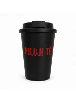 MILUJI TĚ - černý termohrnek 300 ml