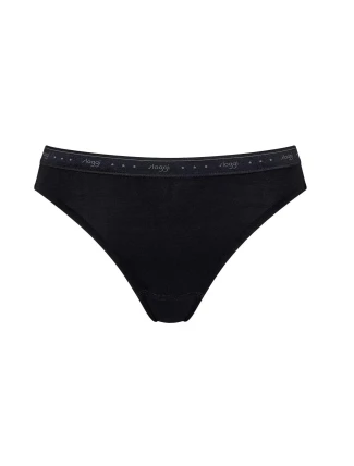 Dámské kalhotky 24/7 100 Tai - BLACK - černé 0004 - SLOGGI