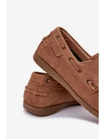 Pánské Kožené Mokasíny Big Star RR174162 Camel