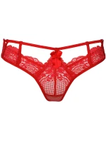 Zajímavá tanga V-8988 červená - Axami