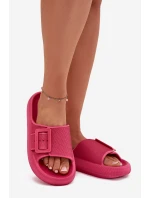 Dámské pantofle na platformě Big Star – fuchsie