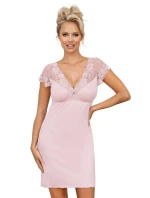 Dámská noční košilka Ismena Pudr růžová - Donna