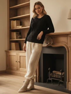 DARKVIE dámský svetr černý FashionStreet MY2393