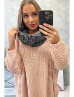 KN16 Dámská čepice modrá+grafitová KN16 Dámská čepice modrá+grafitová