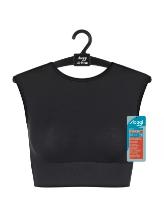 sloggi GO Allround Crop Top - BLACK - SLOGGI BLACK - SLOGGI