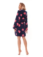 Dámský župan 2310 Futura dark blue - L&L