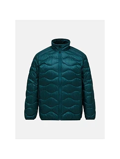 Pánská péřová bunda PEAK PERFORMANCE M Helium Down Jacket, zelená barva