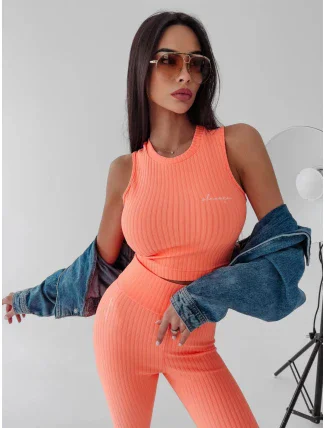 Dámský komplet 277711 lososová - Ola Voga Dámský komplet 277711 lososová - Ola Voga