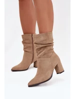 Boty na podpatku  model 217795 Step in style