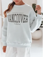 Dámská mikina bez kapuce VANCOUVER mint FashionStreet BY1226