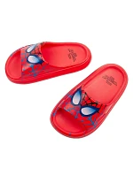 Chlapecké žabky Leomil Spiderman light fairy red Marvel