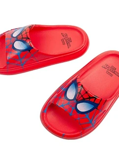 Chlapecké žabky Leomil Spiderman light fairy red Marvel