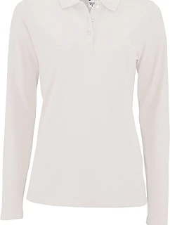 SOL'S Perfect LSL Women Dámské piqué polo s dlouhým rukávem 25.2083 white