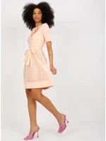 LK SK 506551 šaty.76P broskev LK SK 506551 šaty.76P broskev