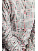 Vamp - Kárované pyžamo na knoflíky 19170 - Vamp