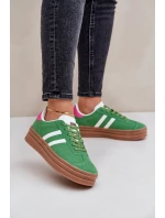 Dámské Tenisky Na Platformě Zelené Egelia