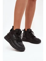 Dámské sportovní boty na platformě Big Star – černé