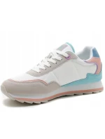 Dámské sportovní boty LL274515 Bílá mix barev - Big Star