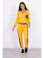 Hořčicová sada s leopardím potiskem Hořčicová sada s leopardím potiskem