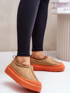 Dámské Sněhule Na Platformě S Nízkým Svrškem Camel Izamine