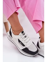 Dámské boty na platformě Big Star HI-POLY SYSTEM – bílo-černé