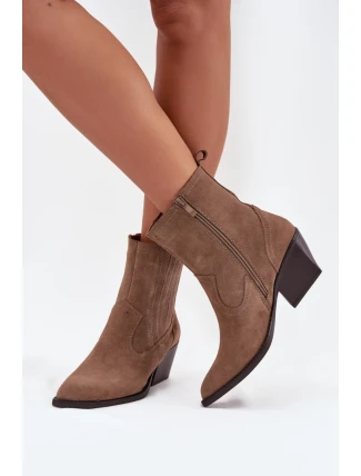 Boty na podpatku  model 222510 Step in style