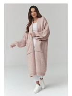 Svetr na zapínání  model 226874 Makadamia