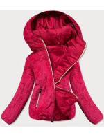 Krátká červená dámská bunda 2 v 1 (H1029-29) Krátká červená dámská bunda 2 v 1 (H1029-29)