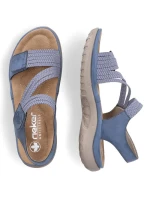 Pohodlné modré sandály Rieker W RKR587