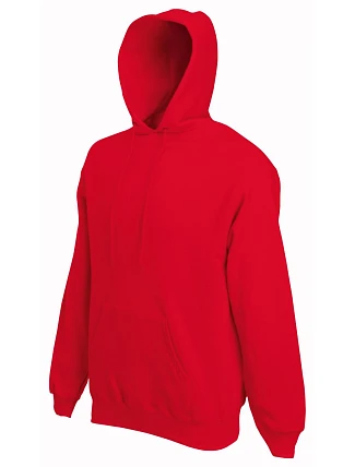 Fruit of the Loom Classic Hooded Sweat Mikina s kapucí 16.2208 red Fruit of the Loom Classic Hooded Sweat Mikina s kapucí 16.2208 red