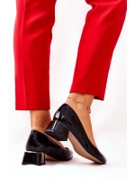 Lakované lodičky Lewski 3118 Černé Lakované lodičky Lewski 3118 Černé