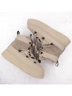 Dámské sněhule na platformě WOL280B Béžová - Potocki