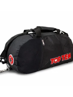 Sportovní taška TOP TEN s funkcí batohu 55 x 29 x 27 cm TOR-P6A černá (CENA SE MĚNÍ)