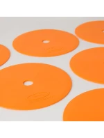 Ploché terénní značky - kulaté 15 cm - 12x oranžové SMJ sport ZPO-O