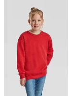 Fruit of the Loom Classic Kids Set-In Sweat Dětská mikina 16.2041 retro heather green
