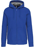 Kariban K 444 Mikina s kapucí z těžké bavlny 20.K444 light royal blue
