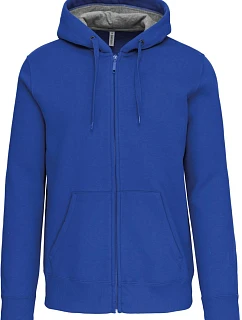Kariban K 444 Mikina s kapucí z těžké bavlny 20.K444 light royal blue