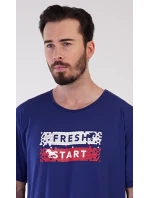 Pánská noční košile s krátkým rukávem Fresh start