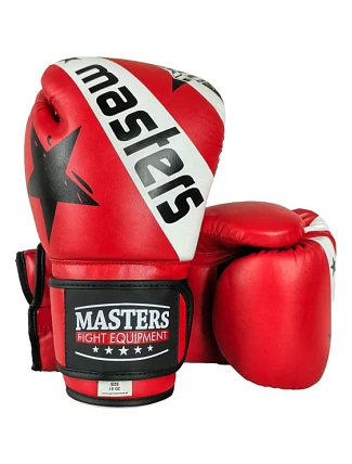 Boxerské rukavice RPU-STAR 12 oz červené