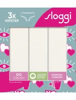 sloggi GO Crush Hipster C3P - WHITE - SLOGGI WHITE - SLOGGI