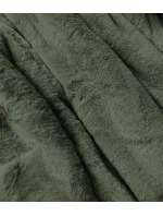 Khaki teplá oboustranná dámská zimní bunda (w610big) Khaki teplá oboustranná dámská zimní bunda (w610big)