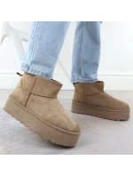 Dámské sněhule semišové béžové Potocki 16322