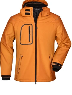 Daiber JN 1000 Pánská 3-vrstvá zimní softshellová bunda 02.1000 orange