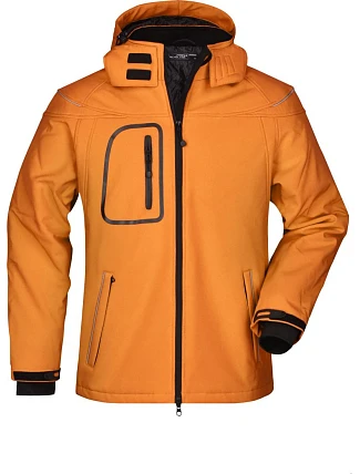 Daiber JN 1000 Pánská 3-vrstvá zimní softshellová bunda 02.1000 orange