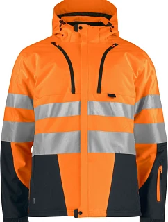 ProJob 6420 Padded Softshell 3-vrstvá bezpečnostní softshellová bunda 64.6420 hi vis orange/black