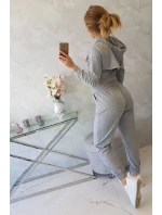 3dílná bavlněná souprava šedá 3dílná bavlněná souprava šedá